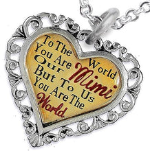 Mimi Heart Charm Necklace Hypoallergenic, Adjustable, Safe, Nickel, Lead & Cadmium Free!