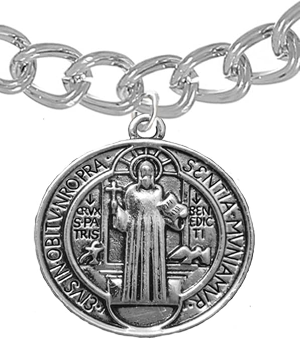 Saint Benedict Protect Me from Harm Prayer, from Evil, from The Devil. Nickle, Lead Cadmium Free