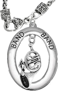 Orchestra-Band French Horn Player, Hypoallergenic Necklace, Safe-Nickel, Lead and Cadmium Free