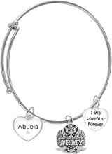 Abuela, I Will Love You Forever, Army Hypoallergenic, Safe-Nickel Free, No Poisonous Lead Or Cadmium