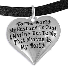 Marine Wife, My Husband is My World, Bracelet, Hypoallergenic, Safe- Nickel, Lead and Cadmium Free