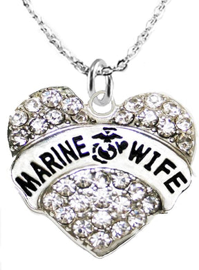 The Marine Wife Hypoallergenic Necklace, Safe-Nickel, Lead, Cadmium Free