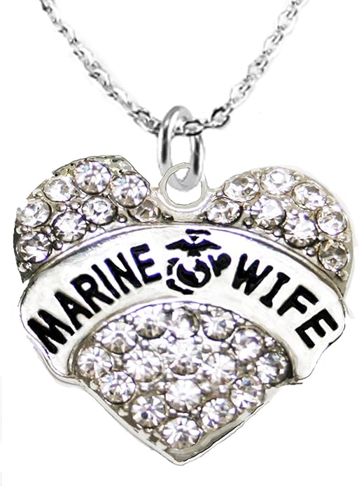 The Marine Wife Hypoallergenic Necklace, Safe-Nickel, Lead, Cadmium Free