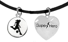 My Daughter, Super Hero, " Soccer Player Jewelry" Adjustable Necklace Hypoallergenic, Safe-Nickel, Lead Free