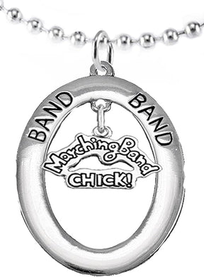 Marching Band Chick, Hypoallergenic Adjustable Necklace, Safe-Nickel, Lead and Cadmium Free