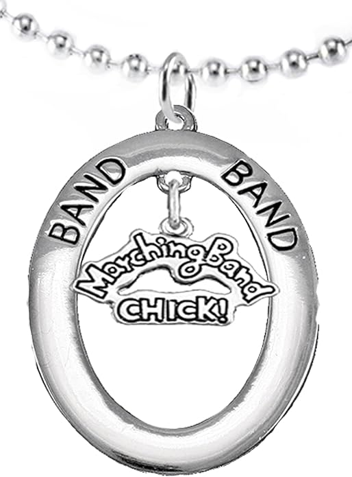 Marching Band Chick, Hypoallergenic Adjustable Necklace, Safe-Nickel, Lead and Cadmium Free