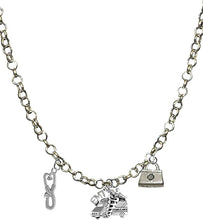 EMT, Paramedic, Adjustable Charm Necklace, Hypoallergenic, Safe-Nickel, Lead, Free