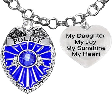Policeman's, I Love You Necklace, Hypoallergenic, Safe-Nickel Free, No Poisonous Lead Or Cadmium.