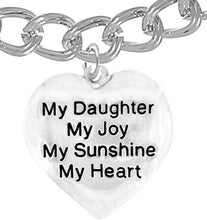 Message Jewelry, My Daughter, My Joy, My Sunshine, My Heart, Bracelet, Hypoallergenic, Safe-Nickel, Lead, Free