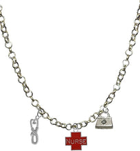 Nurse, RN, LPN, Adjustable Charm Necklace, Hypoallergenic, Safe-Nickel, Lead, Free