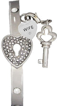 Wife, It Really Locks! The Key To My Heart Cuff Crystal Bracelet, Hypoallergenic, Safe-Nickel, Lead, Free