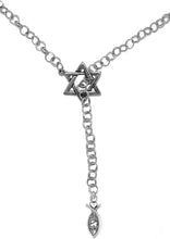 Yeshua Messianic, Christian Ichthys, Jesus Fish Necklace, Hypoallergenic, Safe-Nickel, Lead, Cadmium Free