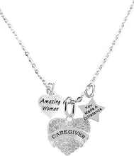 Caregiver, Nurse, RN, LPN, EMT You Made A Difference, Amazing Women Chain Necklace, Hypoallergenic, Safe-Nickel, Lead, Free