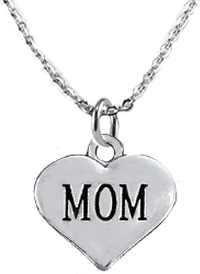 Mom, She is Special, Show Her How Much You Love Her, Sterling Silver, Solid .925 Sterling, Not Plated Or Coated, 18 Inch Necklace, Charm, Nickel, Lead Free, Fast