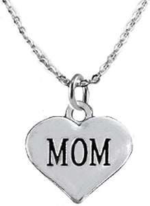 Mom, She is Special, Show Her How Much You Love Her, Sterling Silver, Solid .925 Sterling, Not Plated Or Coated, 18 Inch Necklace, Charm, Nickel, Lead Free, Fast