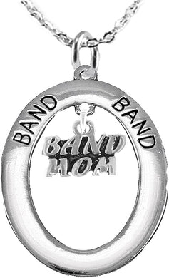 Band Mom, Hypoallergenic Adjustable Necklace, Safe-Nickel, Lead and Cadmium Free