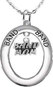 Band Mom, Hypoallergenic Adjustable Necklace, Safe-Nickel, Lead and Cadmium Free