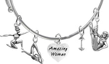 " Amazing Women ", Gym Exercise, Adjustable Miracle Wire Bracelet, Hypoallergenic Safe, No Nickel, Lead, Or Poisonous Cadmium In Bracelet