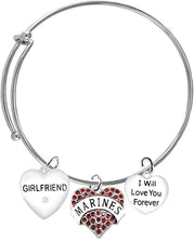 Marine Girlfriend, I Will Love You Forever, Hypoallergenic, Safe-Nickel Free, No Poisonous Lead Or Cadmium