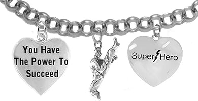 Martial Arts, Kickboxing Jewelry, Karate Jewelry, Super Hero, You Have The Power To Succeed, 