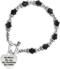 Message Jewelry, My Mom, My Joy, My Sunshine, My Heart, Bracelet, Hypoallergenic, Safe-Nickel, Lead, Free