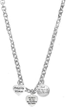 Mom, Amazing Woman, My Mom, My Joy, My Sunshine, My Heart, Adjustable Necklace, Hypoallergenic, Safe-Nickel, Lead, Free
