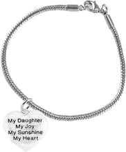 Message Jewelry, My Daughter, My Joy, My Sunshine, My Heart, Bracelet, Hypoallergenic, Safe-Nickel, Lead, Free