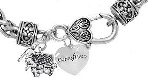 Goalie, Goal Keeper, Success, Super Hero, " Soccer Player Jewelry" Bracelet Hypoallergenic, Safe-Nickel, Lead Free