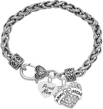 The Proud Mom, Army Mom Hypoallergenic Bracelet, Safe-Nickel, Lead, Cadmium Free