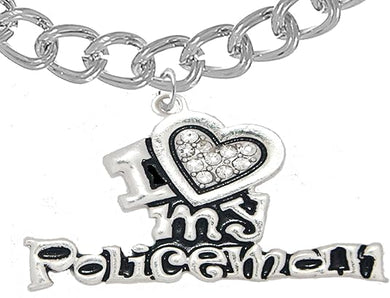 Policeman's, I Love My Policeman, Hypoallergenic, Safe-Nickel, Lead, Free