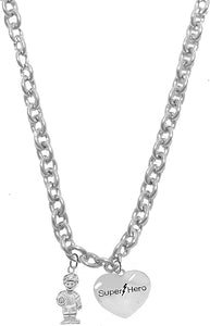 Children's, My Son, Super Hero, " Soccer Player Jewelry" Adjustable Necklace Hypoallergenic, Safe-Nickel, Lead Free