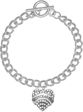 The Perfect Gift, Quinceanera Genuine Crystal Heart, Hypoallergenic Bracelet, Safe-Nickel, Lead & Cadmium Free!