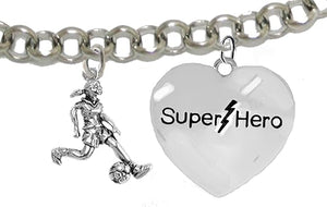 My Daughter, Super Hero, Soccer Player Jewelry Adjustable Bracelet Hypoallergenic, Safe-Nickel, Lead Free