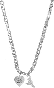 Children's Martial Arts, Kickboxing, Karate Jewelry, Always Believe In Yourself, Adjustable Necklace Hypoallergenic, Children's Safe-Nickel,Lead,Cadmium Free