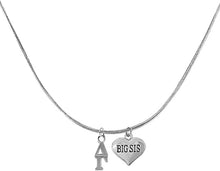 Delta Gamma, Big Sister, Hypoallergenic Safe Adjustable Fits Anyone Licensed Sorority Jewelry Manufacturer