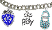 Policeman's, Wife's, It's A Boy, Bracelet, Hypoallergenic, Safe-Nickel, Lead, Cadmium Free