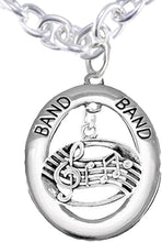 Band Music Notes Hypoallergenic Adjustable Necklace, Safe-Nickel, Lead Free