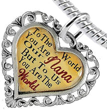 Nana Heart Charm Bracelet Hypoallergenic, Safe, Nickel, Lead & Cadmium Free!