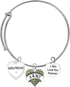 Army Girlfriend, I Will Love You Forever, Hypoallergenic, Safe-Nickel Free, No Poisonous Lead Or Cadmium