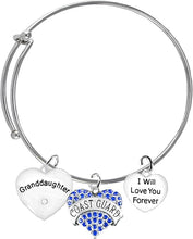 Coast Guard Granddaughter, I Will Love You Forever, Hypoallergenic, Safe-Nickel Free, No Poisonous Lead Or Cadmium