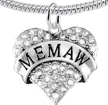 Memaw Charm Bracelet Hypoallergenic, Safe-Nickel, Lead & Cadmium Free!