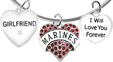 Marine Girlfriend, I Will Love You Forever, Hypoallergenic, Safe-Nickel Free, No Poisonous Lead Or Cadmium