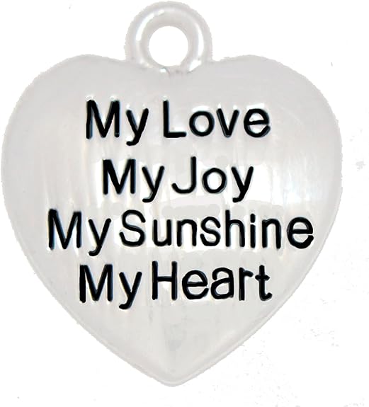 Creative My Love, My Joy, My Sunshine,My Heart.Hyperallergenic, Safe-Nickel, Lead, And Cadmium Free