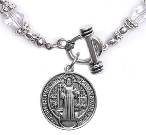 Saint Benedict Protective Charm, and Prayer, Protect Me from Harm, from Evil, from The Devil. Nickle, Lead Cadmium Free