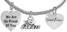 Martial Arts, Kickboxing Jewelry, Karate Jewelry, Super Hero, We Are So Proud Of You, " Martial Arts Jewelry" Hypoallergenic, Safe-Nickel, Lead Free