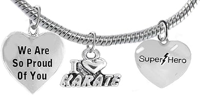Martial Arts, Kickboxing Jewelry, Karate Jewelry, Super Hero, We Are So Proud Of You, 