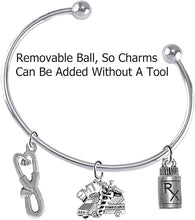 EMT, Paramedic, Add-A-Charm Bracelet, Hypoallergenic, Safe-Nickel, Lead, Free