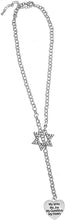 Jewish My Wife, My Joy, My Sunshine, My Heart, On A Heart, Through A Crystal Star Of David, Necklace Hypoallergenic, Safe-Nickel, Lead, And Cadmium Free