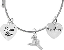 Martial Arts, Kickboxing, And Karate Jewelry, Super Hero, Proud Mom, Adjustable Bracelet Hypoallergenic, Safe-Nickel, Lead Free