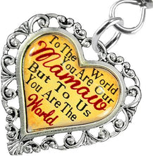 Mamaw Heart Charm Fishhook Earring Hypoallergenic, Safe-Nickel, Lead & Cadmium Free!